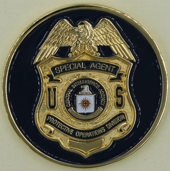 Central Intelligence Agency CIA Special Agent Protective Staff Challenge Coin