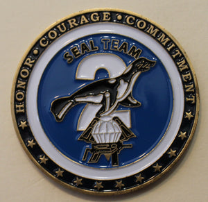 SEAL Team 2 / Two Established/Est 1962 Navy Challenge Coin