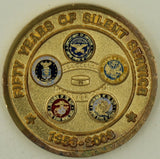 Misawa Security Operations Center MSOC 50th Anniversary Security Hill 1953-2003 Challenge Coin