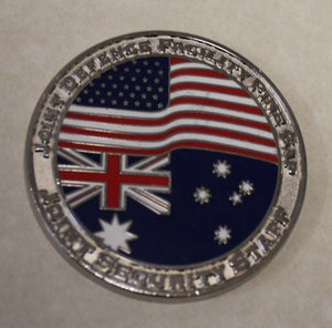 Joint Defence Facility Pine Gap Australia Joint Security Staff  Intelligence Five Eyes Challenge Coin