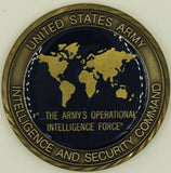 Intelligence & Security Command Commanding Generals Army Challenge Coin