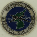 Dragon Lady Spy Plane U2 Reconnaissance 1976-2006 ser#09 Challenge Coin
