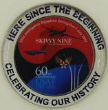 Skivvy 9 60th Anniversary Air Force Challenge Coin