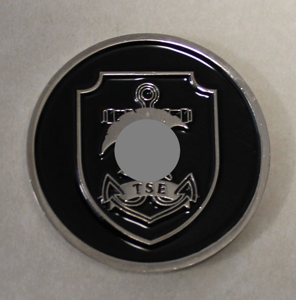 INFORMATION:  Naval Special Warfare DEVGRU SEAL Team Six/6  White Squadron Intelligence Tactical Support Element Navy Challenge Coin