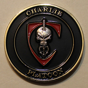 SEAL / Sub Delivery Vehicle Team One SDVT-1 Charlie Platoon Frogman Navy Challenge Coin