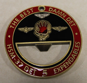 USS Preble DDG-88 2015 WESTPAC 2015 Helicopter Maritime Strike Squadron Three Seven HSM-37 Navy Challenge Coin