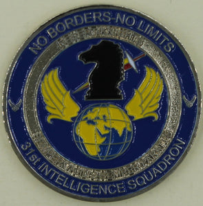 31st Intelligence Squadron Commander Air Force Challenge Coin