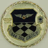 544th Intelligence Surveillance & Reconnaissance Group Commander Challenge Coin