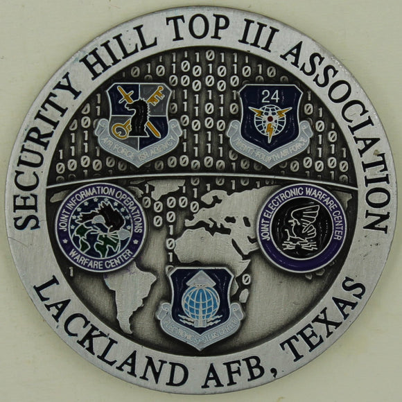 Seurity Hill Top III Association Lackland AFB, Texas Air Force Chalenge Coin