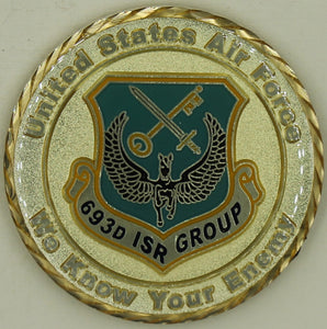 693rd Intelligence Surveillance & Reconnaissance Group Challenge Coin