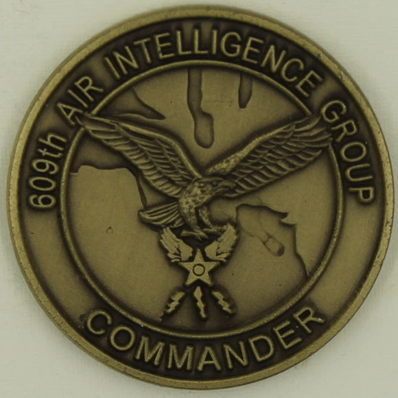 609th Intelligence Group Commander Challenge Coin