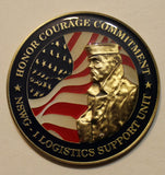 Naval Special Warfare Group 1 / One Logistic Support Unit SEALs Navy Challenge Coin