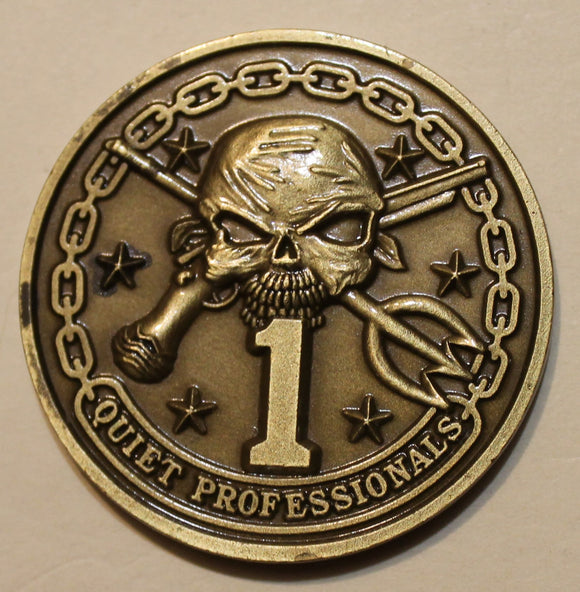 Commander Naval Special Warfare Group 1 / One SEALs Navy Challenge Coin