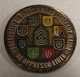 Special Forces Command Command Sergeant Major Army Challenge Coin