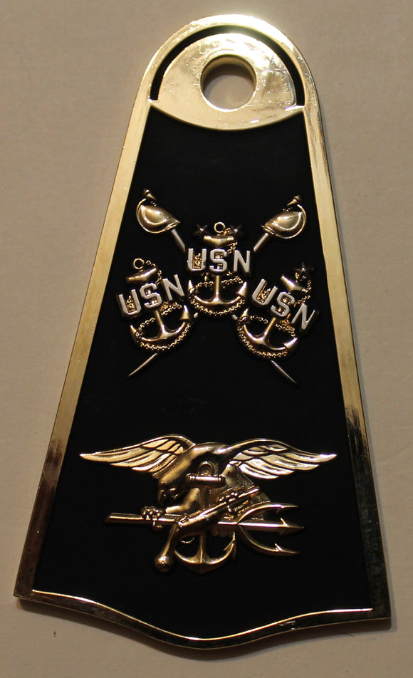 Naval Special Warfare Center Chief's Mess Flipper SEALs Navy Challenge Coin