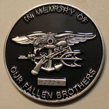 SEAL / Sub Delivery Vehicle Team One SDVT-1 Operation RED WING Lt Michael Murphy Memorial Serial #2729 Navy Challenge Coin