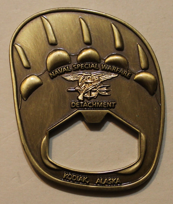 Naval Special Warfare Detachment / DET Kodiak Alaska Opener Navy Challenge Coin