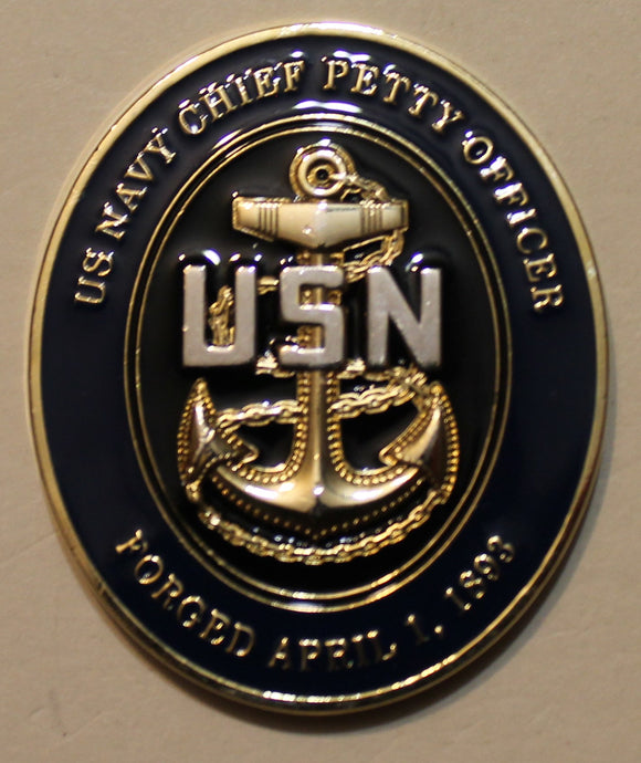 Special Operations Command SOCOM / Navy SEAL Chief's Mess Challenge Coin