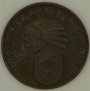 Chiefs/CMSgt Group Langley AFB, UA Air Force Challenge Coin