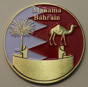 Naval Support Activity Bahrain Manama Bahrain Navy Challenge Coin