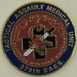 379th Expeditionary Air Evacuation Sq Tactical Assault Medical Unit Challenge Coin