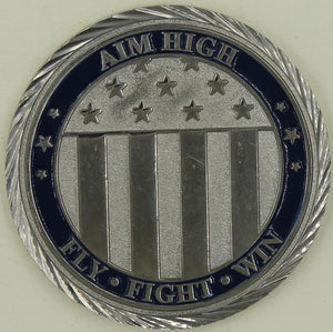 Brigadier General John Wood Air High Air Force Challenge Coin