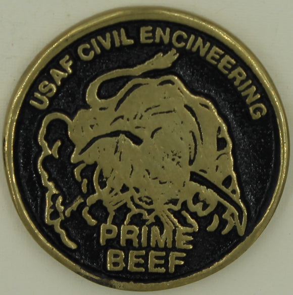 Civil Engineers CE Operation Provide Comfort Air Force Challenge Coin