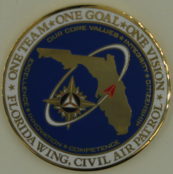 Civil Air Patrol CAP Florida Wing Challenge Coin