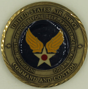 Comand & Control 1 C 5 Air Force Challenge Coin