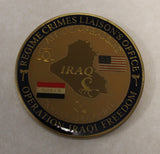 Saddam Hussein Captured / Trial 19 Oct 2005 DOJ US Marshalls Challenge Coin