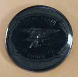 SEAL Team 3 / Three, 1 Troop Alpha Platoon Archangel Navy Challenge Coin