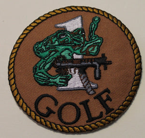 Naval Special Warfare SEAL Team One / 1, 3 Troop Golf Platoon Patch