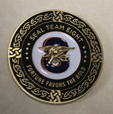 Naval Special Warfare Seal Team 8 Sons of Odin Fortune Favors the Bold Navy Challenge Coin