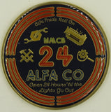 24th Mobile Construction BN MCB-24 Alpha Company Seabee/CB Navy Challenge Coin