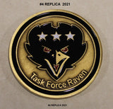 Task Force Raven (TF-Raven) Replica #4 Navy SEAL Operation NEPTUNE SPEAR Killing of Bind Laden Challenge Coin