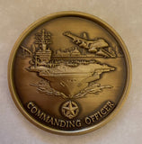 USS Ronald Reagan CVN-76 Commander Navy Challenge Coin
