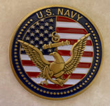 USS Midway CV-41 1945-1992 Navy Challenge Coin
