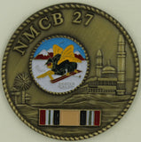 27th Mobile Construction BN MCB-27 Op Enduring Freedom 08-09 Veteran Seabee/CB Challenge Coin