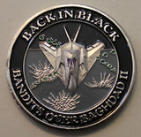 F-117 Stealth Fighter Bandits over Baghdad Iraq 2003 Back in Black Air Force Challenge Coin