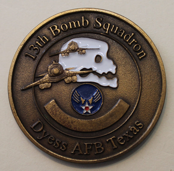 13th Bomb Squadron Reaper Dyess AFB, TX Air Force Challenge Coin