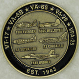 Strike Fighter Squadron VFA-25 F/A-18E Super Hornet Navy Challenge Coin