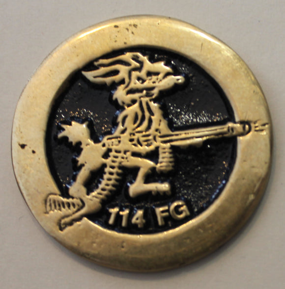 114th Fighter Group F-16 Falcon Air Force Challenge Coin