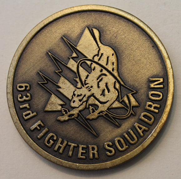 63rd Fighter Squadron Air Force Challenge Coin