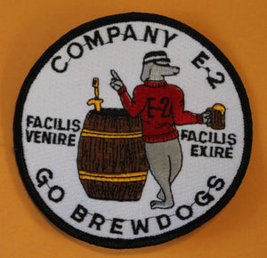 West Point Company E-2 Brew Dogs U S Military Academy Army Jacket Patch