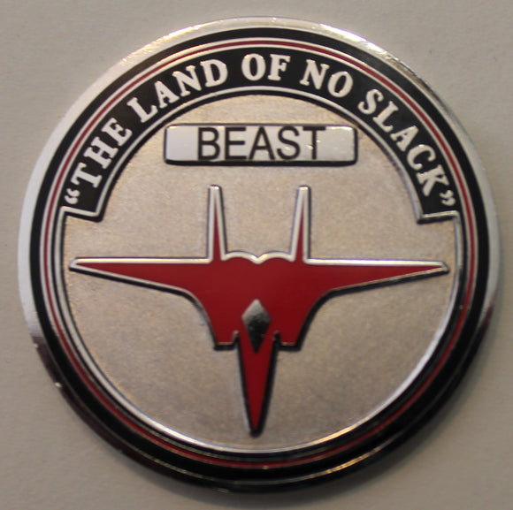 114th Fighter Squadron Pilot: Beast Air Force Challenge Coin