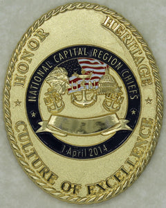 National Capital Region Chiefs Navy Challenge Coin