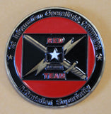 1st Informatoin Operations Command Red Team Go Big or Go Home Army Challenge Coin