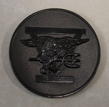 SEAL Team 5 / Five 3-Troop 11 Stars for UDT-11 Black Nickel Navy Challenge Coin