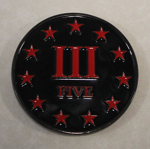 SEAL Team 5 / Five 3-Troop 11 Stars for UDT-11 Black Nickel Navy Challenge Coin