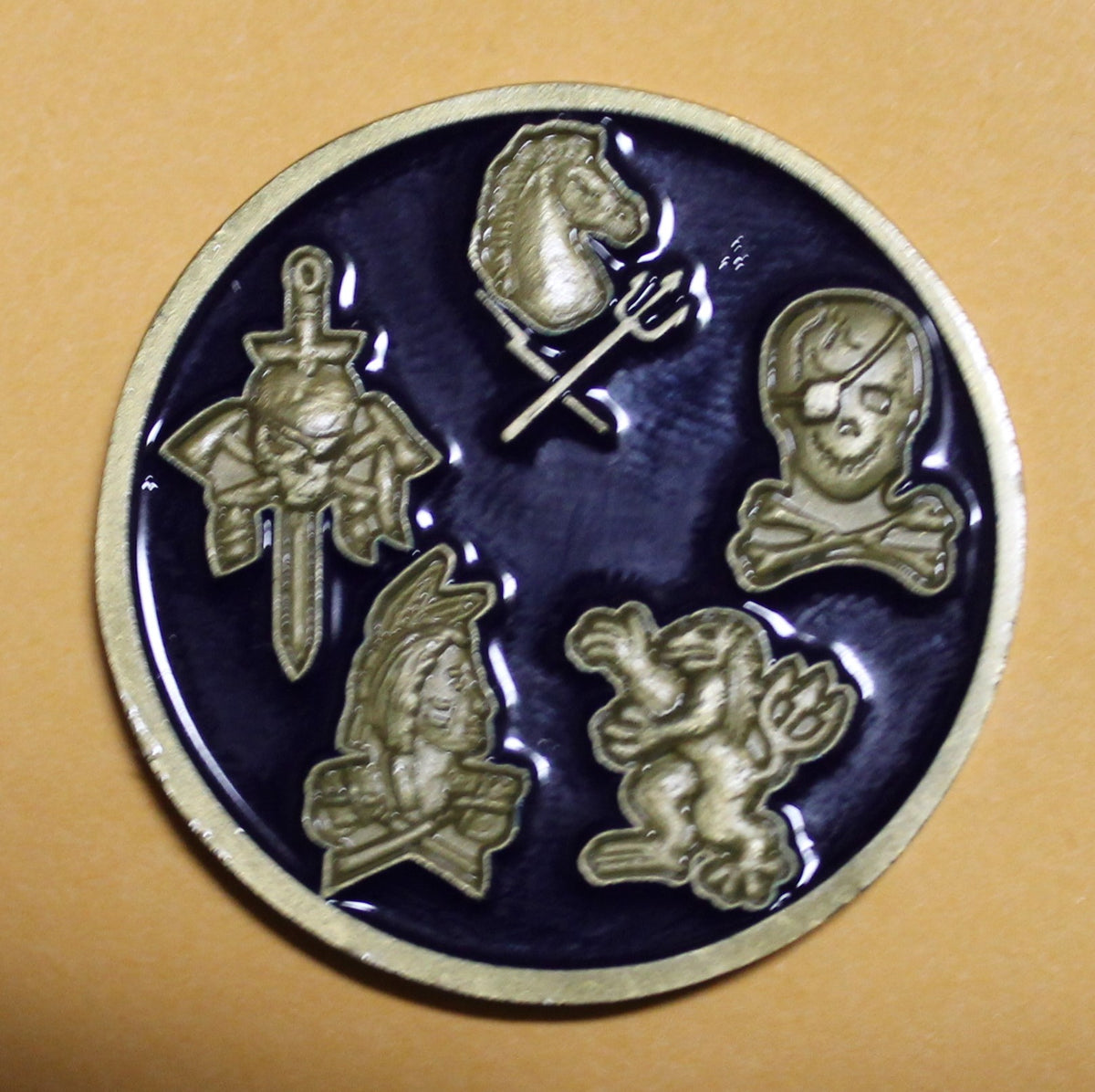 Naval Special Warfare DEVGRU SEAL Team Six/6 Navy 2014 Challenge Coin ...
